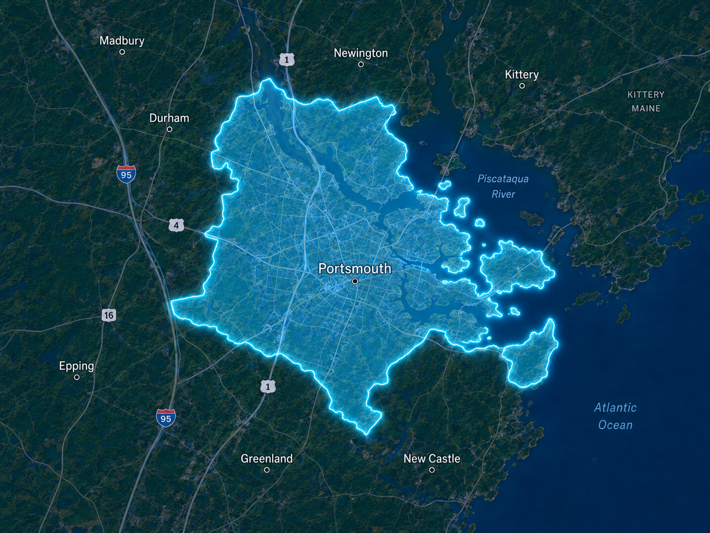 Ductless Brothers mini-split and condenser cleaning service area near Portsmouth, New Hampshire