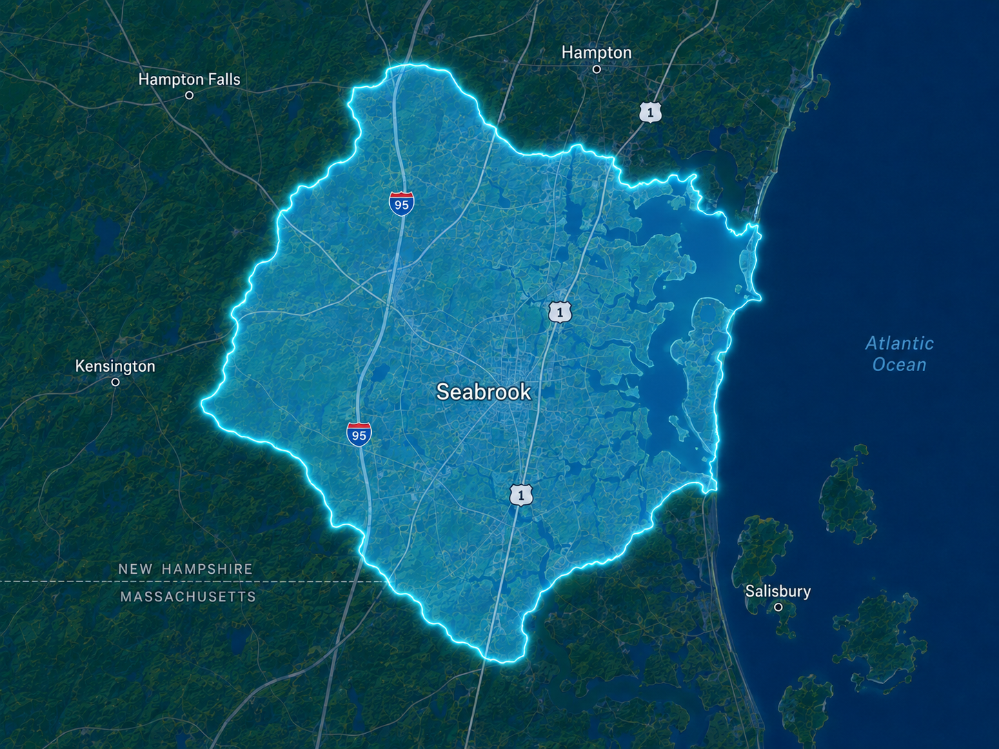 Ductless Brothers mini-split and condenser cleaning service area near Seabrook, New Hampshire